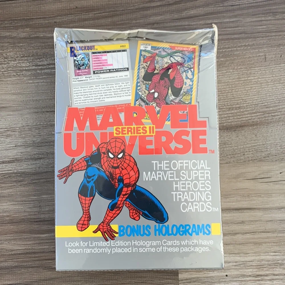 Marvel Universe Series 2 Super Heroes Trading Cards Sealed Box 1991 Impel Comics